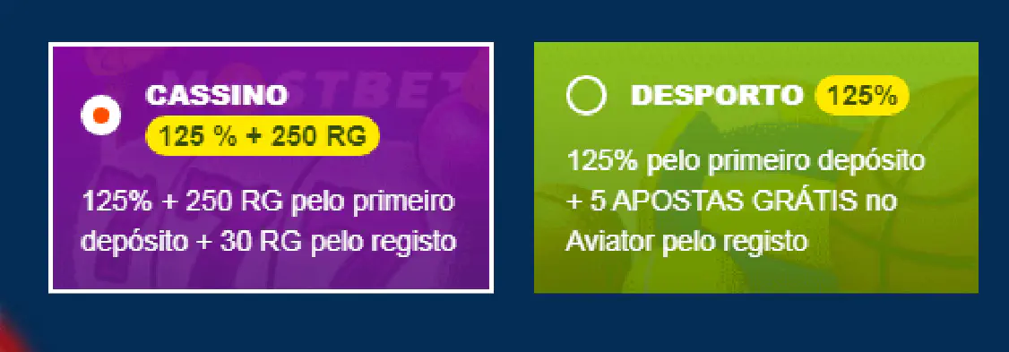 Mostbet oferece