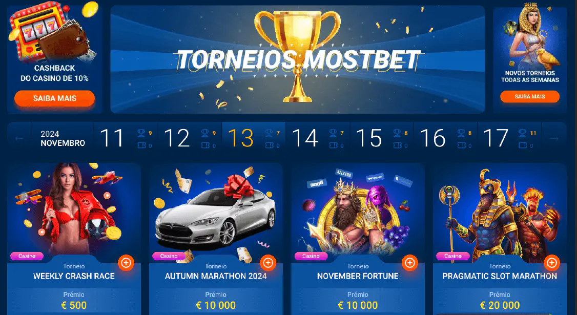 Mostbet Bônuses